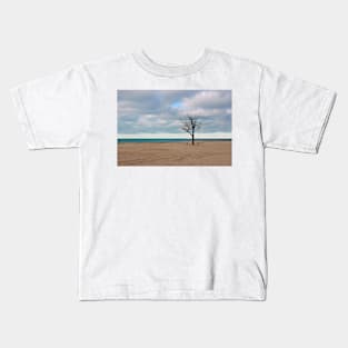 A tree by the lake. Kids T-Shirt